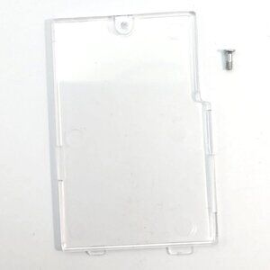 Nintendo DS Lite NDSL Replacement Door Battery Cover Lid + Screw - Clear